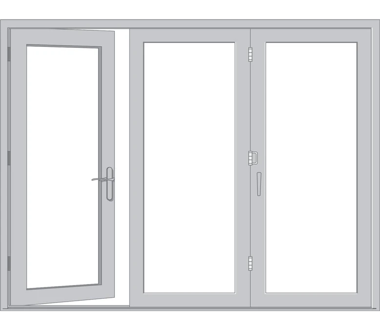 Brookfield Pella Architect Reserve Series Contemporary Bifold Patio Door