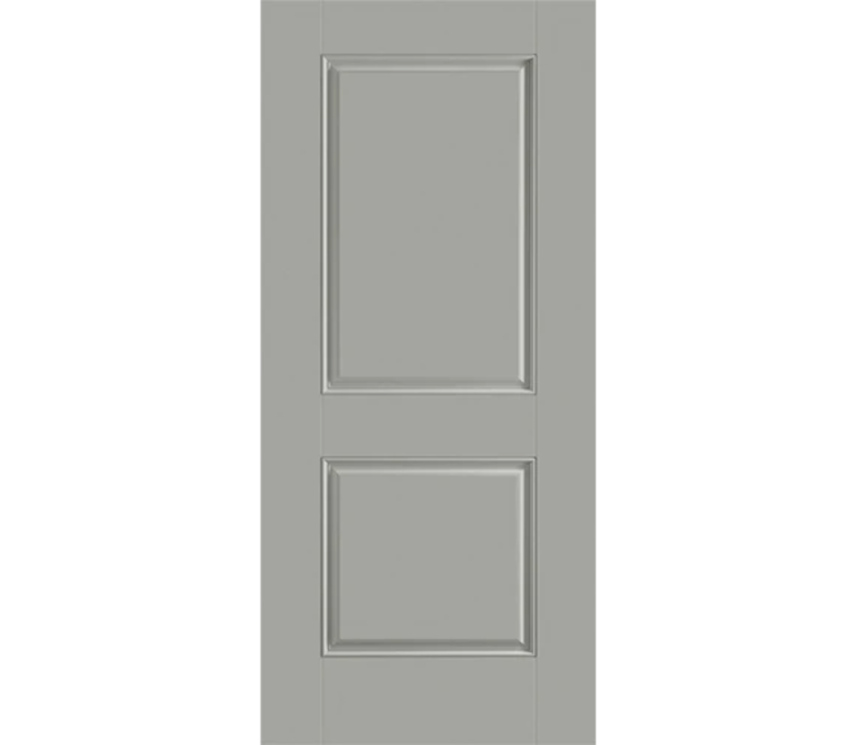 Brookfield Two Panel Square Fiberglass Entry Door